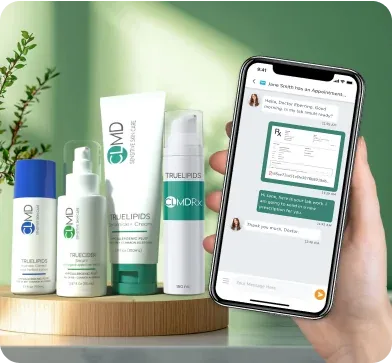 Customized CLMDRx dermatology treatment products